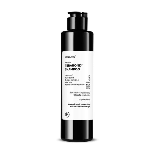 BrillareTerabond Bond Repair Shampoo | Repairs Damaged & Treated Hair | Reduces Breakage, Restores Strength & Elasticity | Sulphate Free Shampoo for Women | Frizzy & Dry Hair | 200ml