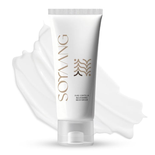 Soyaang Pure Centella Nourishing Moisturiser with Ceramides, Squalane, Niacinamide & Ginseng | Deep Repair, Brightening & Anti-Ageing Barrier Cream | For Dry & Sensitive Skin | 50ml
