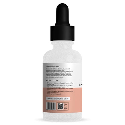 Nirvasa AHA + BHA Exfoliating Serum (30ml) | 10% AHA, 2% BHA & Lime Pearl | Removes Dead Skin Cells, Refines Pores, Improves Texture & Brightens | Silicon-Free, Paraben-Free & Cruelty-Free
