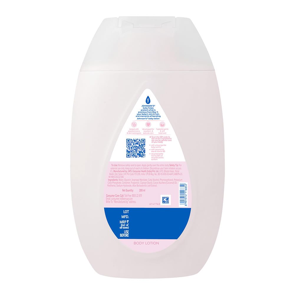 Johnson's Baby Lotion (White, 200ml)