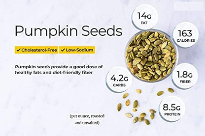 Wooq Organics Jumbo Raw Pumpkin Seeds 250g Protein and Fiber Rich Superfood