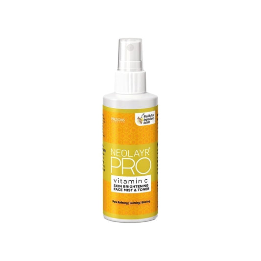 NEOLAYR PRO VITAMIN C SKIN BRIGHTENING FACE MIST & TONER 100 ML I Restores pH balance I Protects from sun damage I Brightens Dull Skin I Tightens Pores