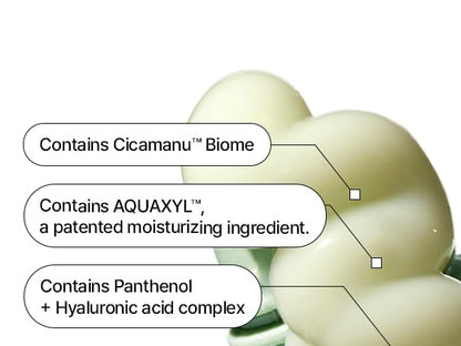 Parnell Cicamanu Gel Cream (75ml) Soothing Korean Gel Moisturizer With Centella Asiatica, Ceramide & Manuka Honey For Deep Hydration, Redness Relief & Skin Barrier Repair, Lightweight Face Cream for Sensitive Skin