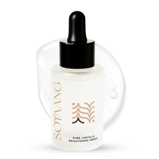 Soyaang Pure Centella Brightening Serum for Indian Men with Niacinamide, Madecassoside & 3X Hyaluronic Acid | Reduces Dark Spots, Redness & Uneven Skin Tone | For All Skin Types | 30ml