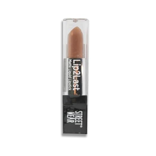 STREET WEAR Lip2Last Matte Liquid Lipstick - Transferproof, Smudgeproof, Mask Friendly, Non-Drying Formula, Enriched With Vitamin E - Lasts AM To PM! - Brown Babes - 5 ml