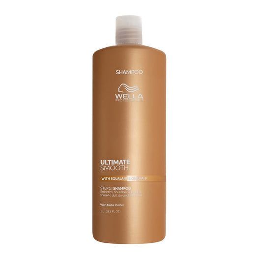 Wella shampoo bottle on a white background