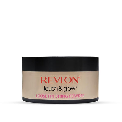 REVLON Touch & Glow Loose Finishing Powder Medium Shade | Long Lasting Matte Setting Powder for Medium & Wheatish Skin