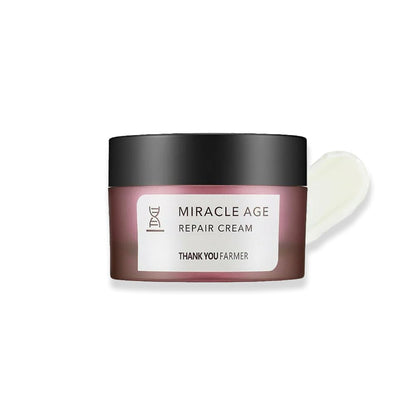 THANKYOU FARMER Miracle Age Repair Cream (50ml) Korean Anti-Aging Face Cream | Deep Hydration, Dark Spot Remover & Firming Anti-Wrinkle Face Cream | Nourishing Moisturizer for All Skin Types