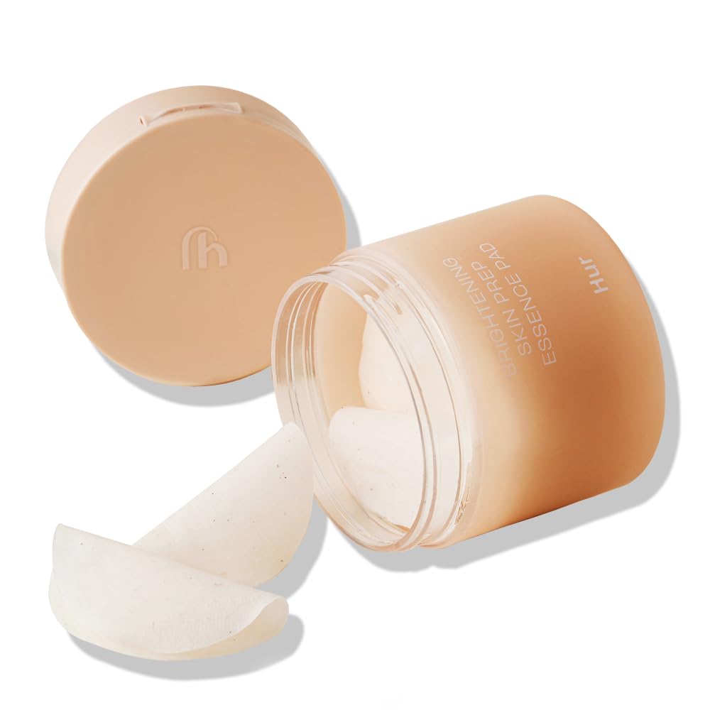 House of Hur Brightening Skin Prep Essence Pad (70 pads) - Brightning, Exfoliating, Hydrating Soft Cotton Essence Pads, Moisture Barrier, Reduce Hyperpigmentation – 140ml