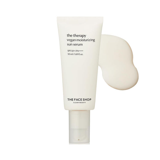 Tube of The Face Shop skincare product on a white background