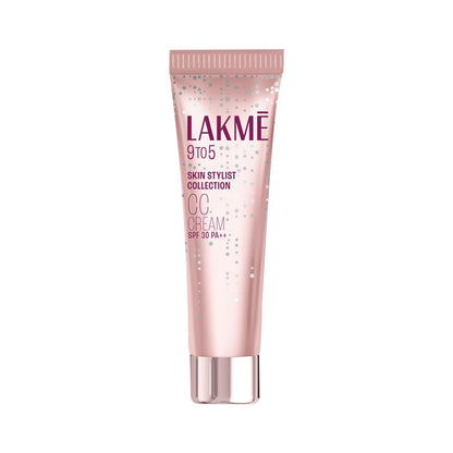 Lakme 9 to 5 CC Cream Mini|| Beige|| Light Face Makeup with Natural Coverage|| SPF 30 - Tinted Moisturizer to Brighten Skin|| Conceal Dark Spots|| 9 g