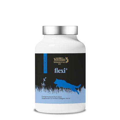 Venttura Petraceuticals Flexi+ Chewable Tablets Hip & Joint Supplement for Dogs | Strengthen Joints | Repairs Cartilage | Joint Health Support | Improves Mobility | (45 Chewable Tablets)