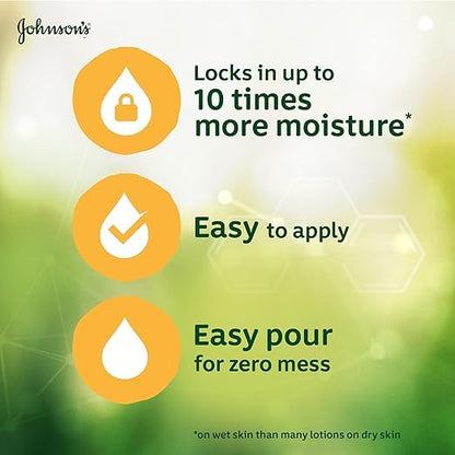 Johnson's Baby Fresh Blossom Hydrating Oil Gel 200ml | Aloe Vera Enriched for Soft & Smooth Skin