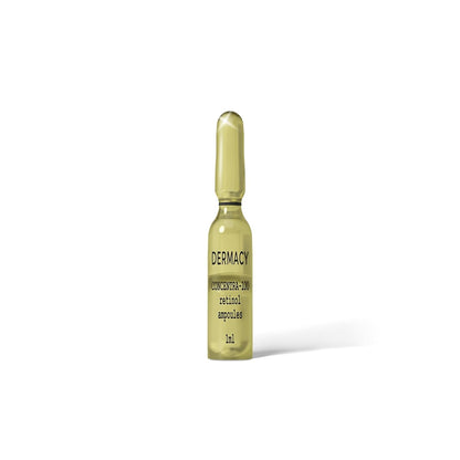 Dermacy Concentra -100 Retinol Ampoule | 100% Pure Retinol | Anti-ageing | Fine Lines | Younger Skin | 6 Ampoules In One Kit | For Women & Men | All Skin Types