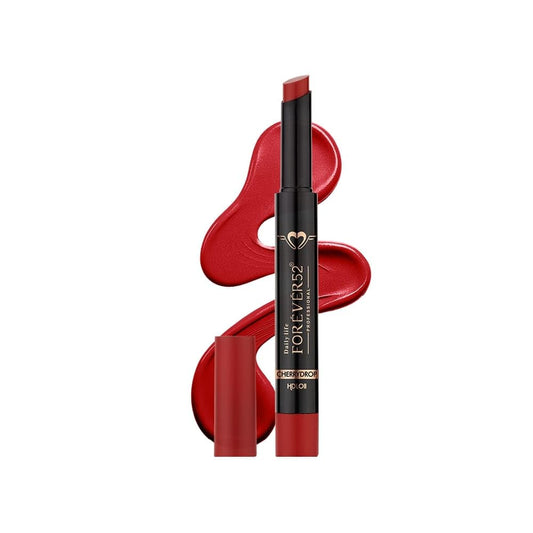 Forever52 Daily Life Hydra Lipstick, Semi-Matte Finish| Enriched with Hyaluronic Acid, Vitamin E & UVB Filter| 97% Lip Darkness Reduction | Vegan & Cruelty Free (CHERRYDROP-11, 2g)