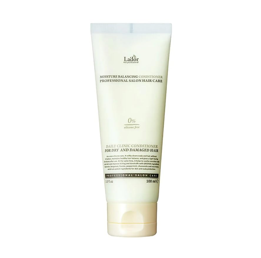 LADOR Moisture Balancing Conditioner (100ml) Enhance Volume, Smoothness & Shine | Hydrating, Cooling & Soothing Sensation Hair Conditioner | Suitable for Dry, Dull & Frizzy Hair