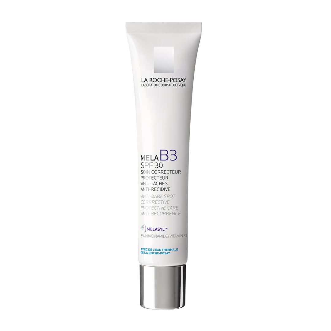 La Roche-Posay sunscreen tube on a white background