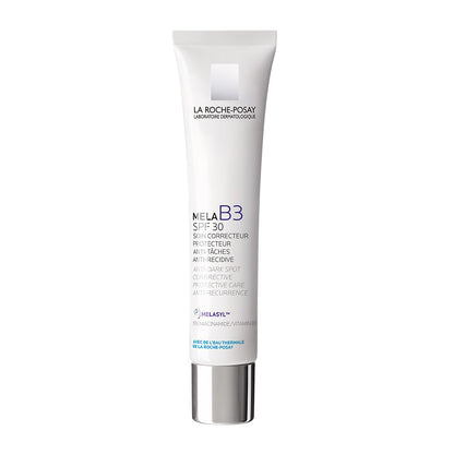 La Roche-Posay sunscreen tube on a white background