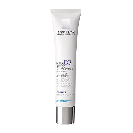 La Roche-Posay sunscreen tube on a white background