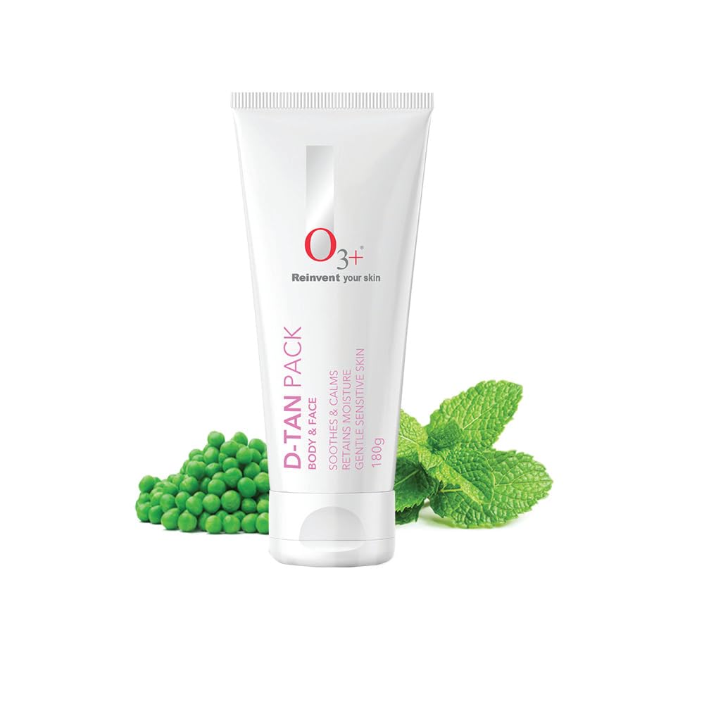 O3+ D-TAN Pack For Instant Tan Removal For all skin Types 180 gm