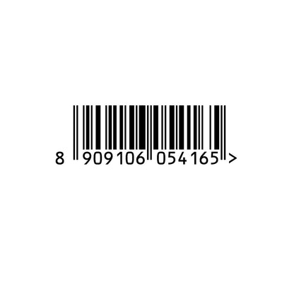 Barcode with a sequence of numbers on a white background