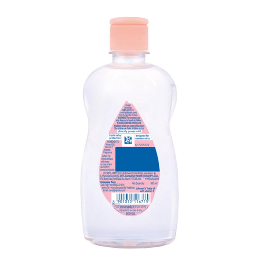 Johnson & Johnson Baby Oil With Vitamin E, 100Ml