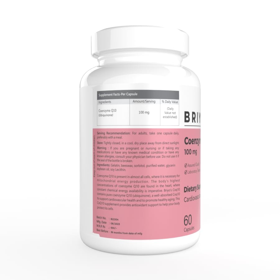 Supplement bottle with pink label on a white background