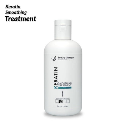 Beauty Garage Professional Hair Straightening, Smoothing Keratin Treatment For Silky, Smooth Natural Hair - Chocolate Formula From Gk (100 ML)