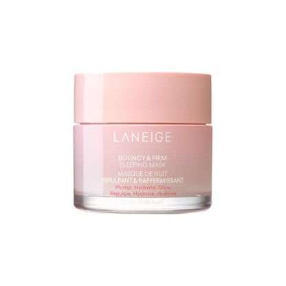 LANEIGE Bouncy&Firm Face Sleeping Mask with Collagen | Barrier Boosting Hydration with Peony & Collagen Complex | Gel Texture Collagen Cream | Night Cream for Glowing Skin