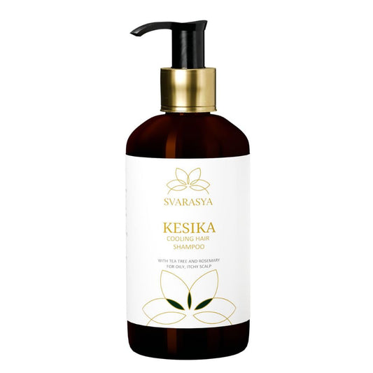 Svarasya Kesika Tea Tree, Rosemary & Neem for Itchy & Flaky Anti-Dandruff Shampoo for Men and Women - 200ml