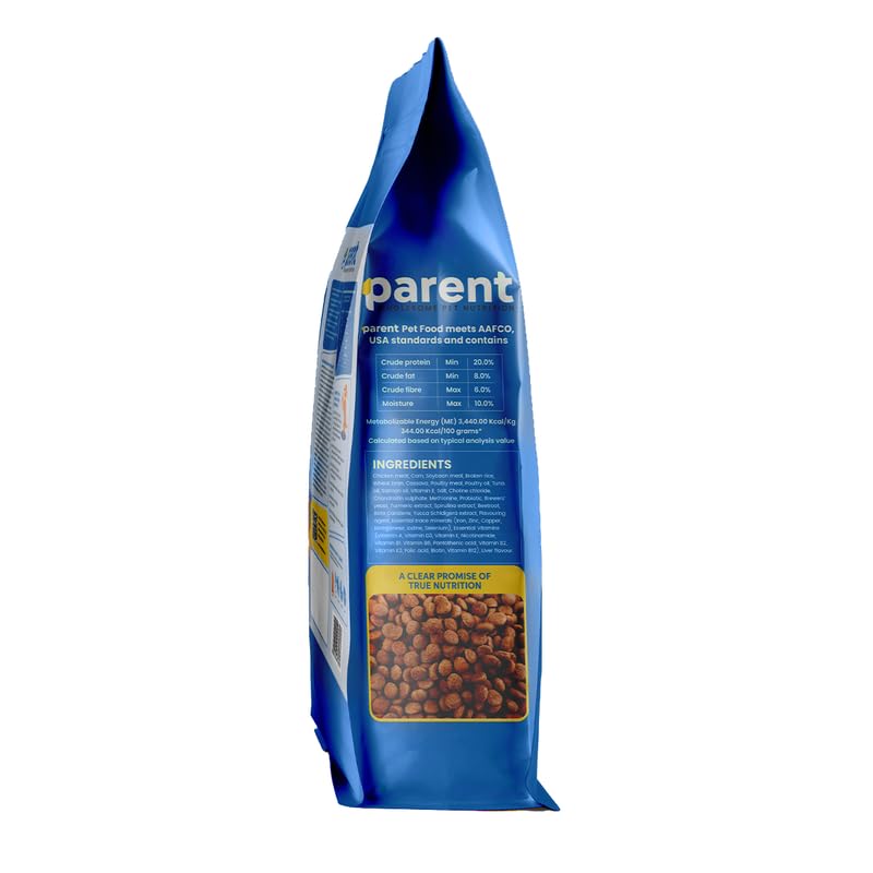Parent Dry Dog Food for Senior 7+ Years Dogs Pet Food | Complete Nutrition for Aging Dogs Supports Joint Health, Immunity & Digestion | All Breeds & Sizes (1.2kg)