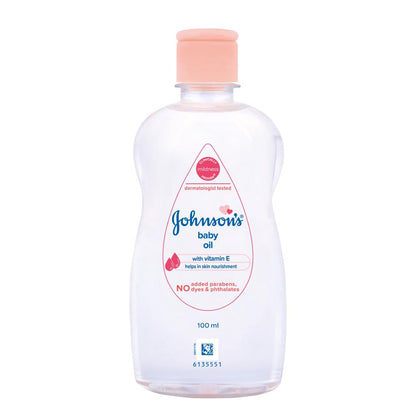 Johnson & Johnson Baby Oil With Vitamin E, 100Ml