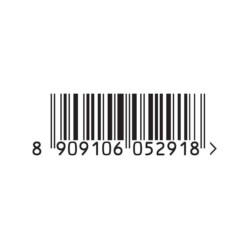 Barcode with a series of numbers on a white background