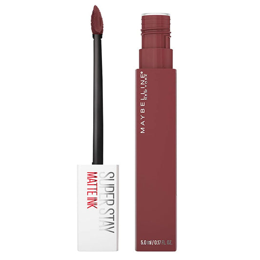 Maybelline New York Superstay Matte Ink Liquid Lipstick, Mover | No budge bold color for 16H | Transferproof, Waterproof, Foodproof | Brown skin friendly