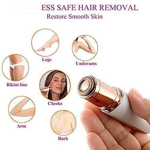 Hewan 2-in-1 Hair removal machine Eyebrow Trimmer for Women - Facial Hair Removal Machine For Women - Face,Upper Lips,Cheek, Chin and Nose Hair Remover, USB RECHARGEABLE Epilator