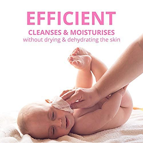 Softsens Baby Gentle Cloth Wipes for Baby Skin Enriched with Aloe Vera & Vitamin E I Dermatologically Tested & Parben Free with Lid - 72 wipes