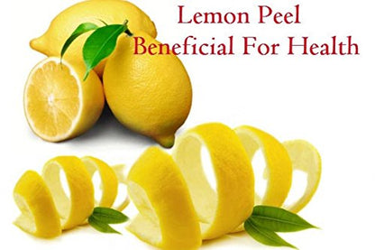 Go Organic Lemon Peel Powder (Citrus Limonum) for Face Cleanser & Skin Whitening | Skin Exfoliant for Glowing Skin, Acne, Pigmentation & Dark Spots (150 Gm)