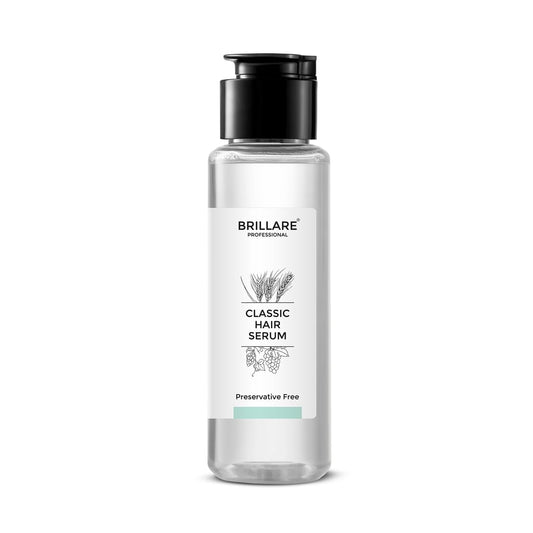 BRILLARE Classic Hair Serum with Grape Seed & Wheat Germ Oil for Smooth, Shiny Hair | Non-Sticky, Non-Greasy Formula | Hair Serum for Dry, Frizzy Hair