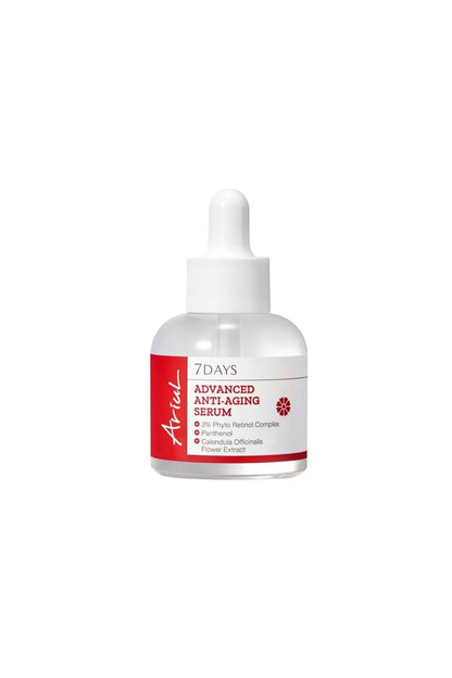 Ariul 7days Advanced Anti Aging Serum (20ml) Korean Lightweight Anti-Aging Face Serum, Smooths Wrinkles, Improve Firmness, Boost Collagen, Hydrating Gentle Skin Repair Serum for Daily Use
