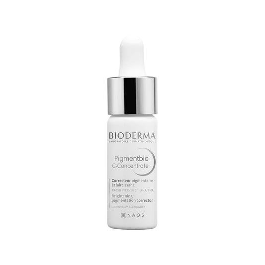 Bioderma skincare serum bottle on a white background