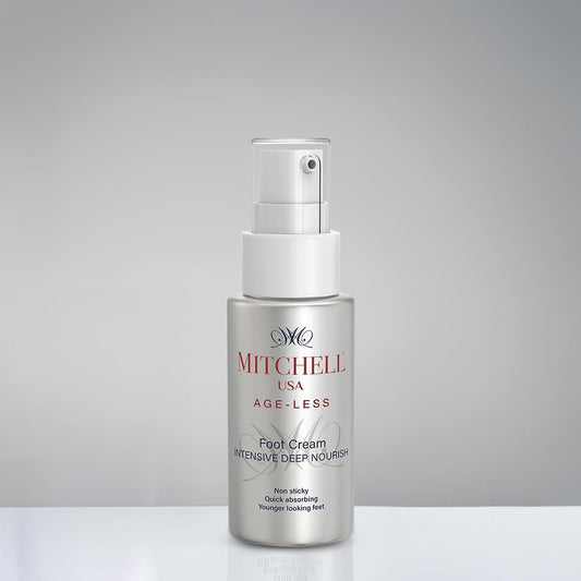 Mitchell USA Anti-aging Foot Cream with Intensive Deep Nourish | Softens and repairs dry & rough feet | With Lotus Seed Extracts & Shea Butter | For Women and Men | 50gms