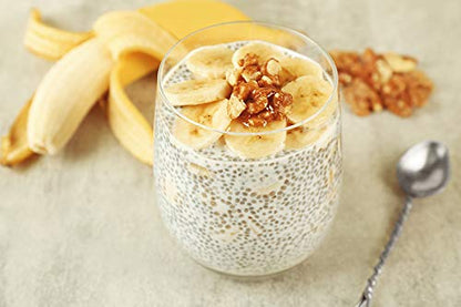 Go Vegan Chia Seeds for Weight Loss - 500gm | Omega 3 Best for Weight Loss (JAR PACK)
