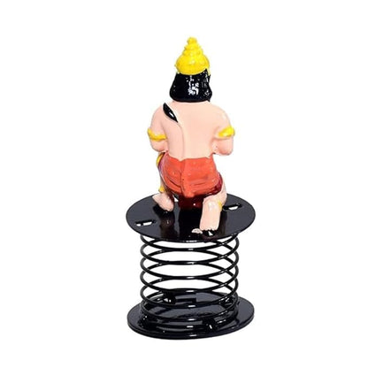 B.R STORE Spring Mounted Lord Hanuman Idol