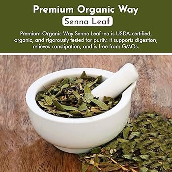 Namoorgaincs - Senna Leaves Dried - 200 g - Make Herbal tea - Alexandrina - Sonamukhi Patta | Sanay Patti - Sonamukhi sana Leaves Crushed