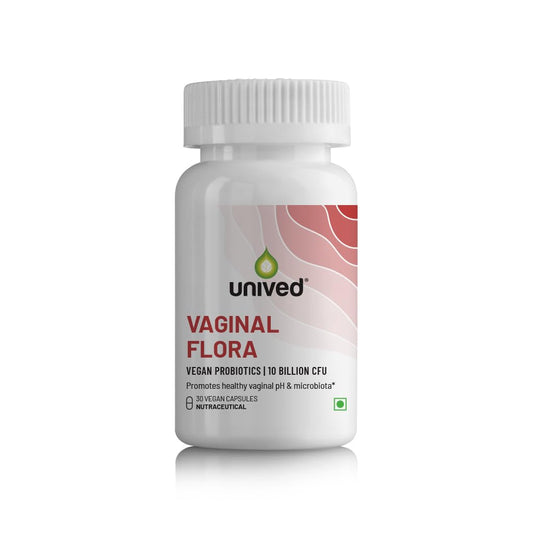 Zephivo Unived Vaginal Flora | Probiotic Strains that Promote Vaginal PH & Microbiota | To Support & Restore Vaginal Health | 30 Vegan Capsules
