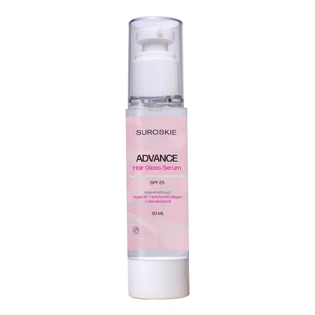Suroskie Advance Glass Hair Serum 50Ml | Hydrolyzed Collagen, Argan Oil | Instant 20X Shine, Frizz Free (Upto 72 Hrs) | Hair Serum For Dry Frizzy Hair | Heat Protection Upto 230° Celsius | Women & Men