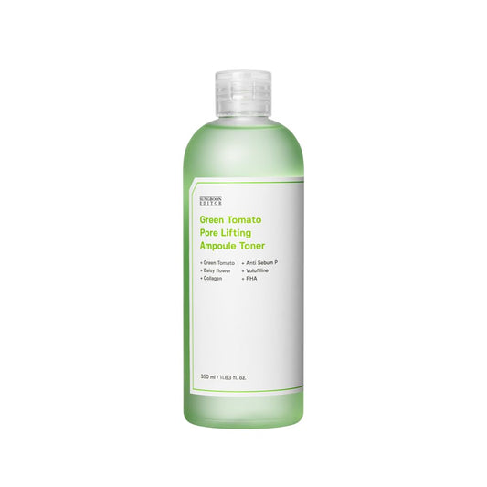 SUNGBOON EDITOR Green Tomato Pore Lifting Toner (350 ml) | Pore-Care Balancing Toner | Tightens, Hydrates & Controls Excess Oil