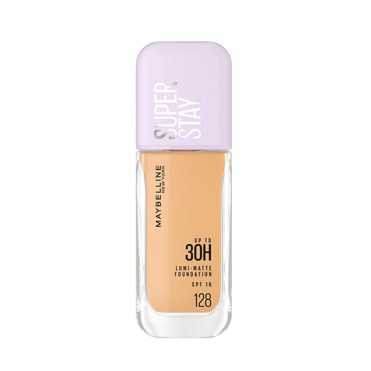 Maybelline New York Super Stay Lumi-Matte Liquid Foundation - 128, Up To 30H Long Wear, Water & Transfer Proof. SuperStay Lumi-Matte Liquid Foundation comes with Non-comedogenic & Vegan Formula | 35ml