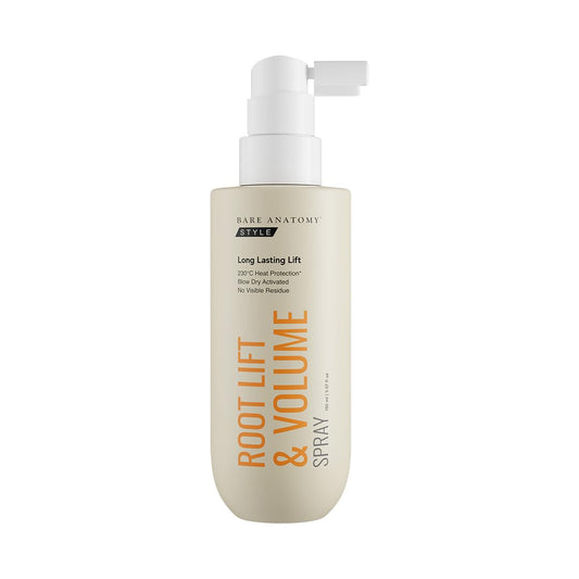 Bare Anatomy Root Lift & Volume Spray | Heat-Activated Hair Volumizer for Fine, Thin & Flat Hair | Instant Root Lift, Long-Lasting Body & Bounce | Humidity & Heat Resistant | 135ml