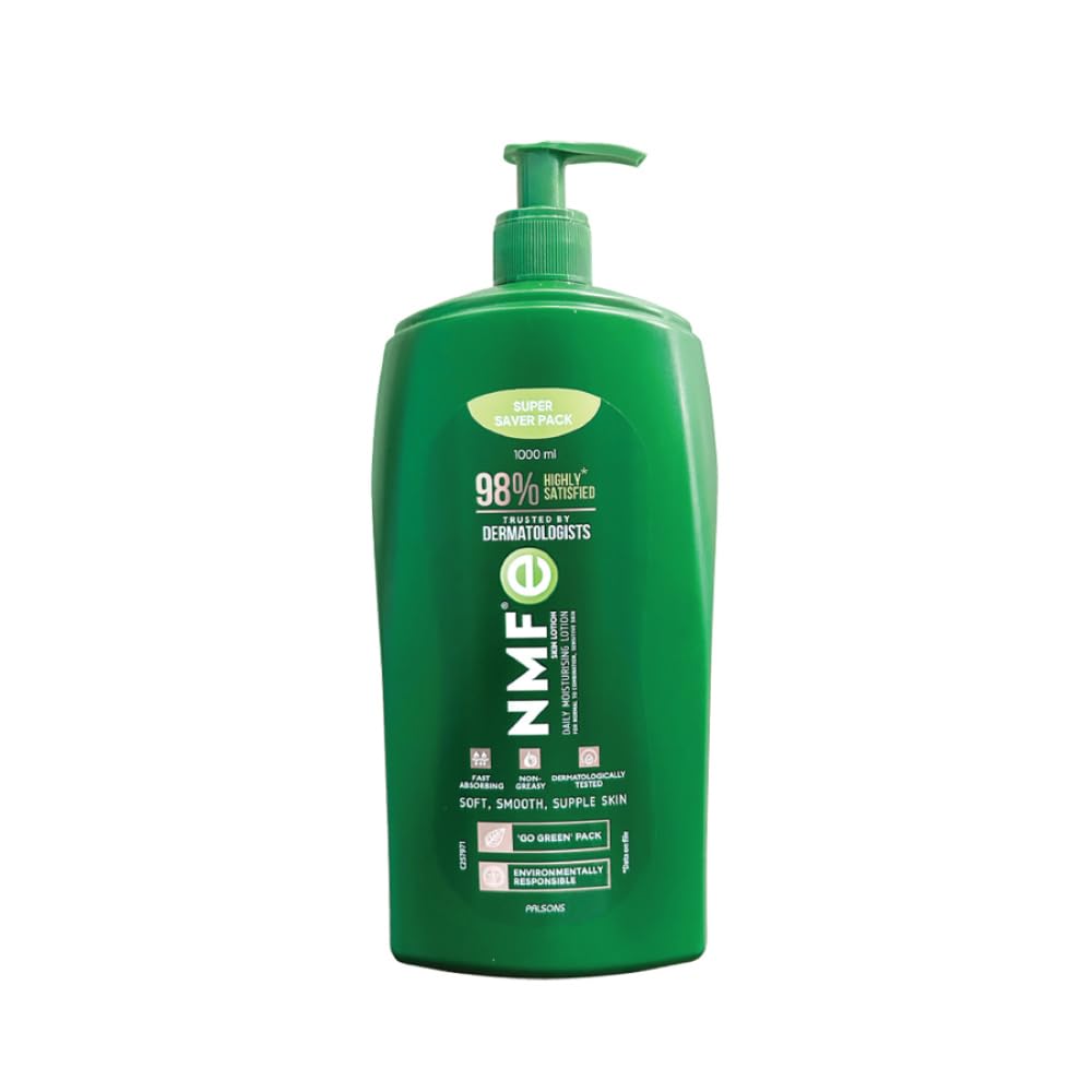 NMFe Moisturising Lotion 1000 ml | Natural Moisturising Factors Quick Absorbing, Non Greasy and Easily Spreadable | For Men and Women Both